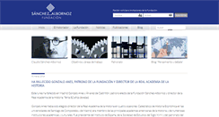 Desktop Screenshot of fundacionsanchezalbornoz.org